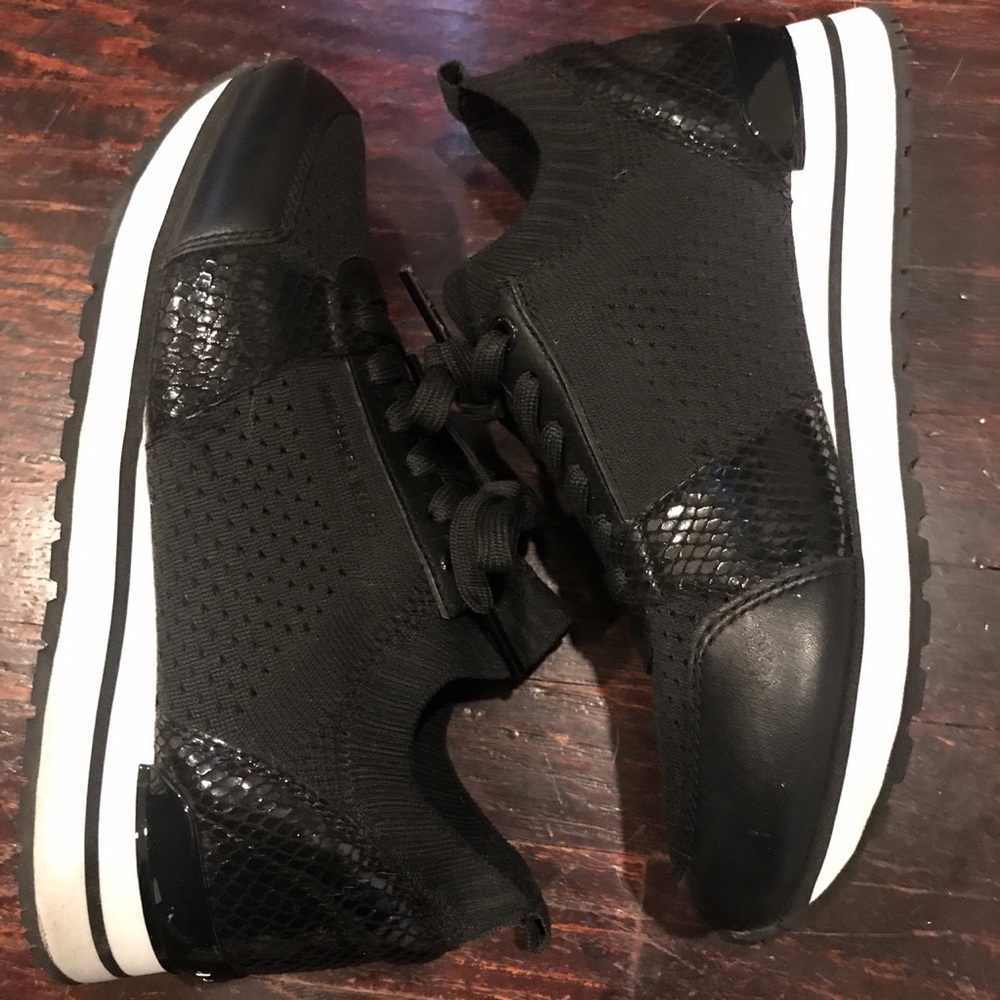 Michael Kors Black runners - hardly worn!